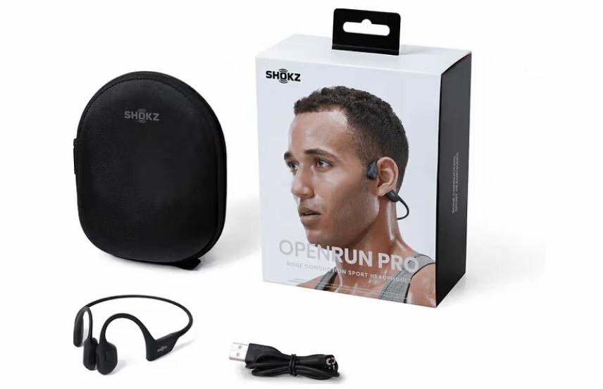 Обзор: SHOKZ. Беспроводные наушники с костной проводимостью звука OpenRun Pro, цвет черный