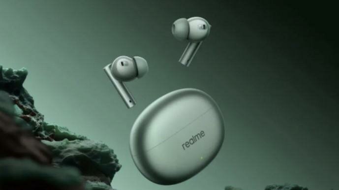 Обзор: Беспроводные наушники Realme Buds Air 6, зеленый