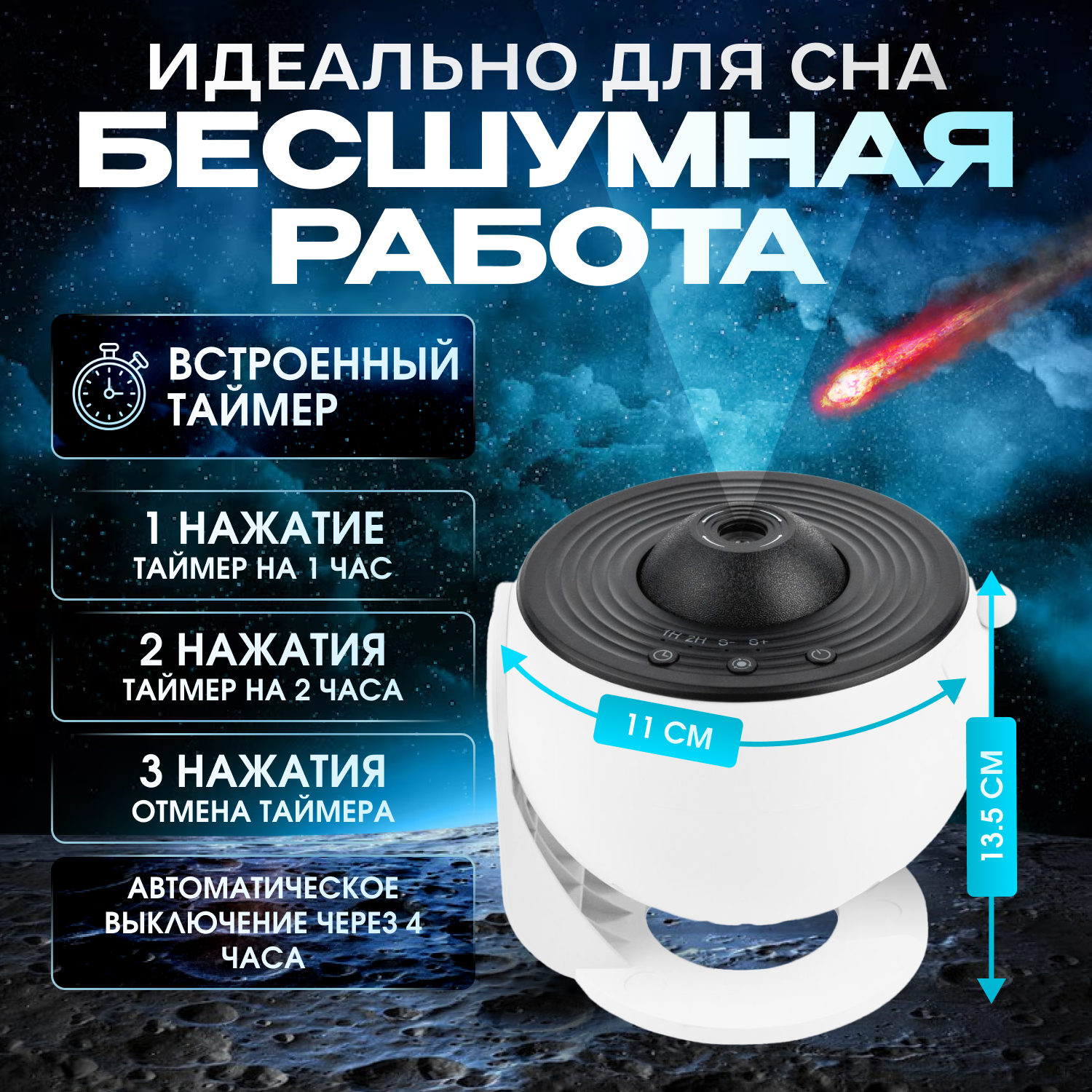 Обзор: Проектор звездного неба, лазерный проектор ночник, домашний планетарий