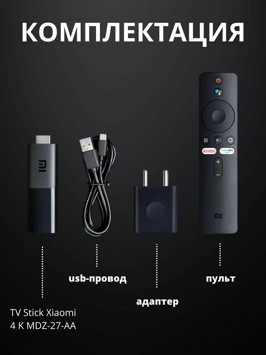 Обзор: Медиаплеер ТВ-приставка Xiaomi Mi TV Stick 4K MDZ-27-AA EU-версия