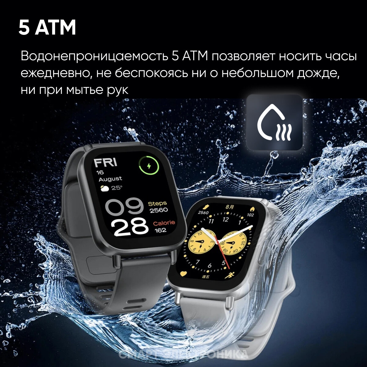 Обзор: Смарт-часы Xiaomi Redmi Watch 5 Active, серебристые