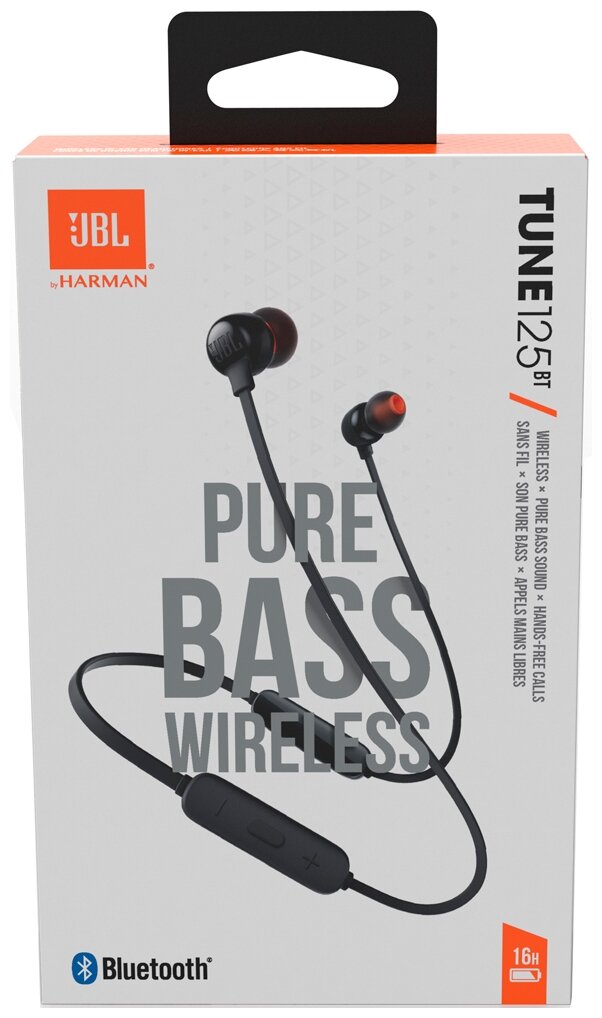 Обзор: Беспроводные наушники JBL Tune 125BT Global, черный