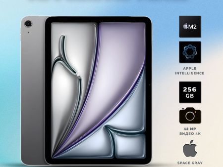 Обзор: Планшет Apple iPad Air 11 M2 (2024) 8/256Гб Wi-Fi, Space Gray (серый)